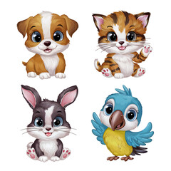 Fototapeta premium Cute Critters