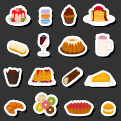 Illustration on theme fresh sweet tasty collection of consisting various ingredients