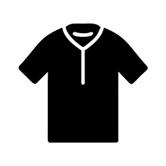 vector Icon of sportswear,. Minimalist, Black and White