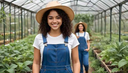 Cute Girl In Green house