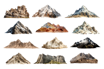 PNG rock mountain, transparent background