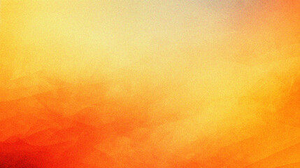 Orange light yellow abstract background, gradient with grain effect, empty grungy space. A simple background with grainy noise.