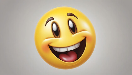 Fototapeta premium 3d smiley face