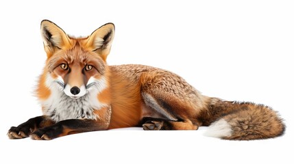 Fototapeta premium fox photo on trasnparent background --ar 16:9 Job ID: 25f5c6be-8861-4bee-9da1-68706f3b67bf