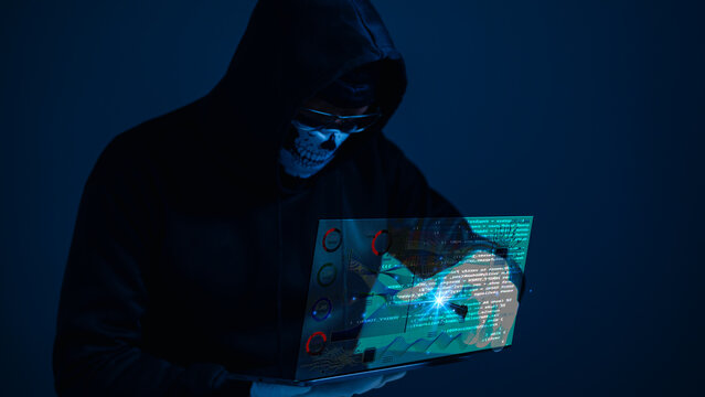 Criminals are hacking tablets using advanced technology, breaching internet security to commit cyber crimes, stealing digital data, and cracking passwords with sophisticated coding techniques.