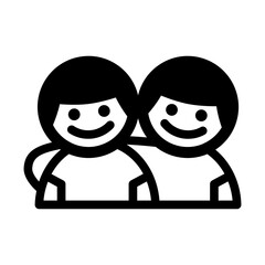 LGBT icon vector illustration graphic design