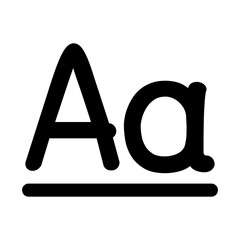 Typing icon in thin line style. Vector illustration graphic design