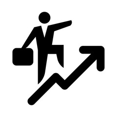 Business development icon vector illustration graphic design