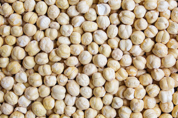 Texture of chickpeas full background