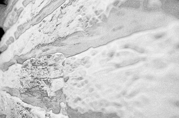 Brick wall texture. House wall pattern black and white photo, close view. Pencil sketch drawing illustration