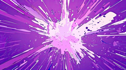 Explosion boom sunburst purple anime manga graphics cartoon	