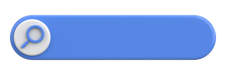 Obraz premium 3D Illustration of a Search Box.