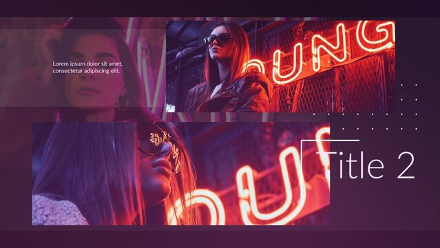 Fashion Multi Screen Slideshow Intro Opener