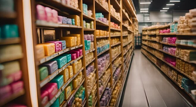 Homemade soap store.