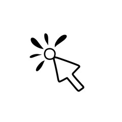 handdrawn click icon