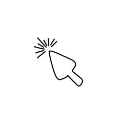 handdrawn click icon
