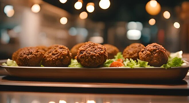 Falafel balls. Homemade falafel.