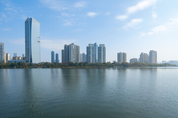 Obraz premium Bridges and Urban Skylines, Huizhou, Guangdong, China