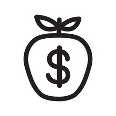 Perk icon in thin line style. Vector illustration graphic design