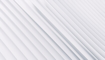 Obraz premium White stripe pattern futuristic background. 3d render illustration