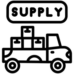 Obraz premium Supply Icon