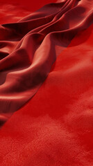 Obraz premium The Power of Red: A Textured Monochrome