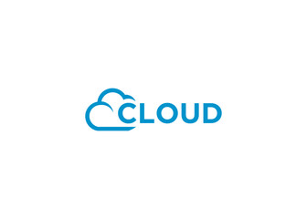 Cloud Logo line vector design Template