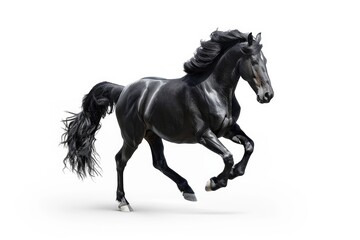 Fototapeta premium horse isolated on white
