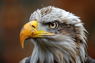 Majestic eagle symbolizing strength and vigilance.