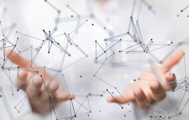 Technology background. Big data concept