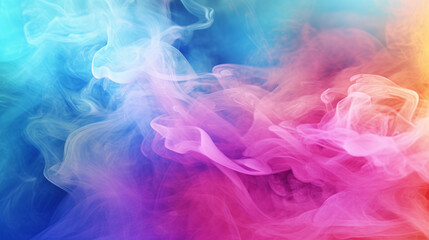 Obraz premium rainbow smoke background