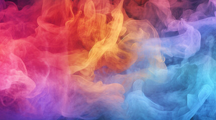 Obraz premium rainbow smoke background