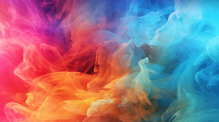 Fototapeta premium rainbow smoke background