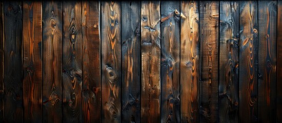 Fototapeta premium Dark Wooden Planks Texture