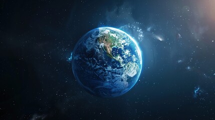 Obraz premium The Beauty of the Earth Seen from Space