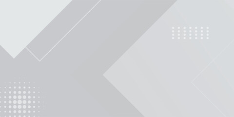 Abstract white geometric shape futuristic background. Eps10 vector