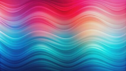 Obraz premium Light blue, red, and magenta wavy gradient blurred background, abstract, colorful, vibrant, texture, pattern, design, artistic