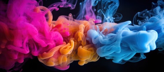 Obraz premium Abstract Swirling Colors in Water