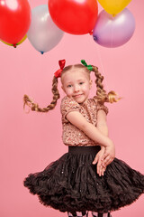 Fototapeta premium party child girl