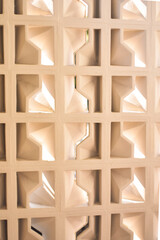 Air ventilation with artistic and aesthetic designs is currently a trend in building design. flower patterned vents made from concrete