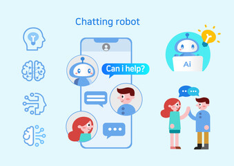 Artificial intelligence and Ai robot
