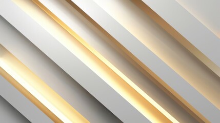 Fototapeta premium Abstract diagonal patterns with gold and white hues