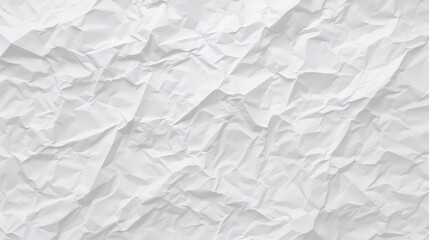 Fototapeta premium Unique wet crumpled white paper texture creative background