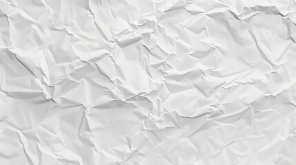 Fototapeta premium Unique wet crumpled white paper texture creative background