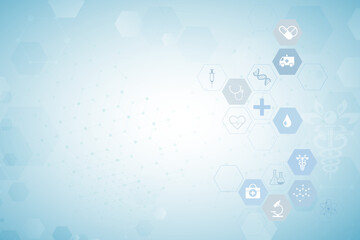 medical health care icon element interactive design innovation concept on science background. vector illustration.