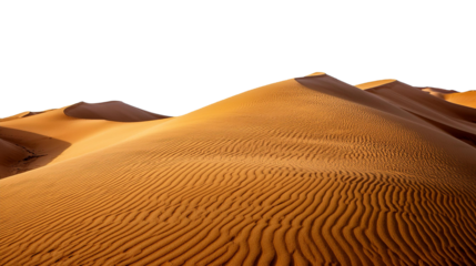 Sand Dune Landscape Isolated, Transparent PNG Background
