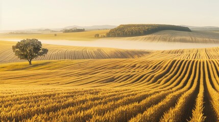 Obraz premium The Golden Wheat Fields