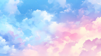 abstract colorful cloud background