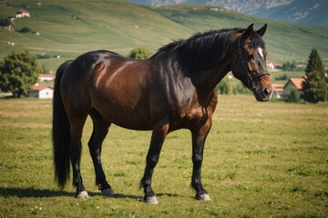 beautiful Albanian Horse breed.