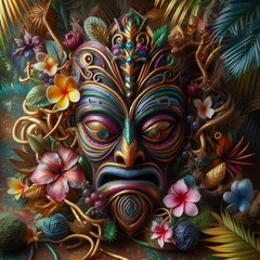 sparkling and flashy luxury festival mask